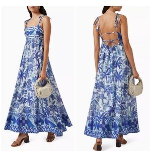 Farm Rio sweet rio maxi dress NWT
